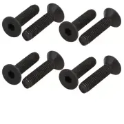8pcs M6x25mm Flat Countersunk Head Hex Socket Left Hand Thread Bolt DIN7991