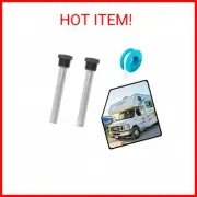 RV Water Heater Aluminum/Zinc Anode Rod for Atwood Heaters, Eau 2 Pack 1/2" NPT