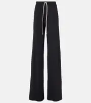 [Rick Owens] Rick Owens Dietrich Drawstring crêpe cady straight pants AU 14 black