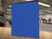 Economy Royal Blue Curtain Panel/Partition, 10 H x 4½ W, Non-FR