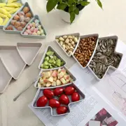 Christmas Tree Shaped Living Room Candy Snacks Nuts Snack Tray Tray Tableware .