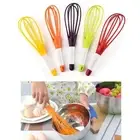Rotatable Gravy Whisk PP Egg Whisk New Rotary Egg Beater for Kitchen, Cooking