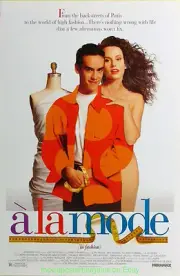 A LA MODE MOVIE POSTER Original SS 27x40 Rolled Florence Darel 1993 Film