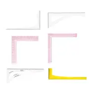 Quilting Rule Plastic Patchwork Rule Tool Perfect for Fabric & Paper Cutting