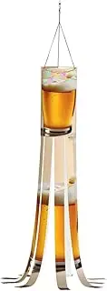 Halloween Garden Beer Foam Windsock Lights Halloween Lighted Windsock for Patio Yard Pathway Party Decor