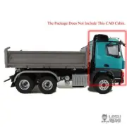 1:14 LESU 3348 RC 3 Axles 6*6 Low Top Dump Truck Model Motor ESC Light Sound