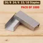1000pc 24/6, 23/10 Staples Staple Gun Tacker Pack of 1000 Upholstery
