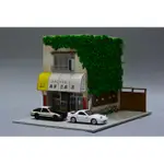 【玩模坊AC1-2】 1:64 1:43 藤原豆腐店 車庫 場景模型頭文字D AE86 拓海覺醒劇場版 模型