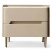 Aura Furniture Elito Bedside Table Gold
