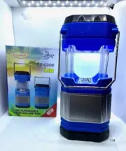 SOLAR RECHARGEABLE CAMPING LANTERN LED-LINTERNA RECARGABLE ( Blue )