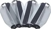 Protective Fly Boots for Horses Set of 4, Well-Ventilated Airflow Mesh Non-Fitted Horse Fly Boots, Super Lightweight, Stay-on, Reduce Stomping, Universal Size Grey