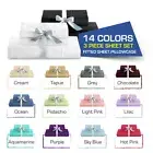 SINGLE-KING Single-DOUBLE-QUEEN/KING Bed FITTED SHEET(Fitted & Pillowcases)
