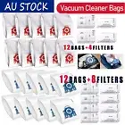 12/24x Vacuum Cleaner Bags For Miele FJM 3D GN C2 C3 S2 S5 S8 S5211 S5210