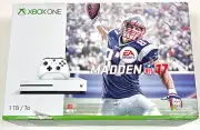 NEW Sealed Microsoft Xbox One S White 1TB Console Madden NFL 17 Bundle
