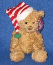 TY SKIS the BEAR BEANIE BABY - MINT with MINT TAGS