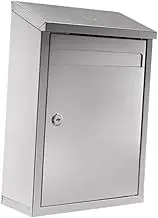 WeiLaiKeQi Wall Mount Mailbox Case Versatile Locking Post Box Key Drop Box for Hotel Outside Customer Center Sturdy Lightweight