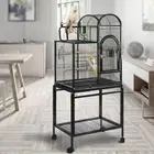 5-In-1 Parrot Aviary Bird Cage Perch Gym Playpen Hanger Toy & Stand 3-Tier 154cm