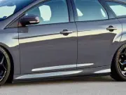 Performance Side skirts addons diffusers For Ford Focus 2014-2018 v1