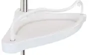 39-125In Adjustable Tension Pole with 4-Tier Shower Shelf,Bathroom Shower Orangizer for Shampoo,Razor and Soap,Silver