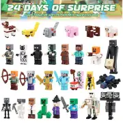 Minecraft Building Blocks Toy Set Box Kids Toys Christmas Advent Calendar Gift