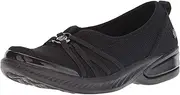[Bzees] Women's Niche Ballet Flat, Black Mesh, 6