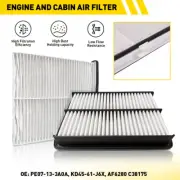 New Engine & Carbon Cabin Air Filter Combo Set Fit For 2014-23 MAZDA 3 6 CX-5 P (for: Mazda)