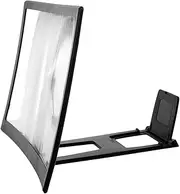 NUOBESTY Curved Phone Screen Magnifier Stand Amplifier for Immersive Viewing Experience Stylish and Practical Phone Accessory to Reduce Eye Strain