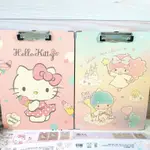 正版現貨📋HELLO KITTY 板夾 A4強力板夾 雙子星 掛式板夾 酷洛米 大耳狗 文件問卷夾 墊板夾 書寫墊板