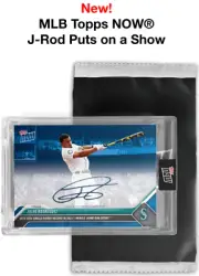 JULIO RODRIGUEZ SIGNED HOME RUN DERBY TOPPS NOW 558 SEALED ON-CARD AUTO /49 LESS