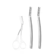 3Pcs Women Eyebrow Razor Kit Facial Hair Shaving Razor Tool Kit