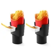 French Fry Holder and Sauce Holder Set White Elephant Gift Idea for Adults 2