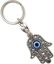 [MYSTIC JEWELS] Turkish Hand of Fatima Hamsa Keyring - Hamsa - Good Luck Charm - Good Luck Keychain - Gift
