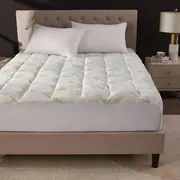 1000GSM Lakora Bamboo Pillowtop Mattress Topper Bed Matress Protector Pad