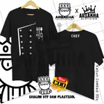 最新的 V2 COOKING CHEF SILHOUETTE CHEF DISTRO T 恤 ARSAKHA INDUS