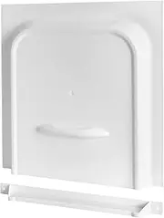 luxlead RV Screen Door Slide - 12" Screen Door Slider Panel with Slide Stop for RV Trailer Camper Motorhome Starcraft, White