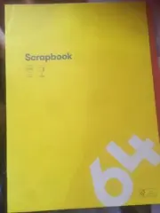 YELLOW COVER - SCRAPBOOK 64 PAGES-