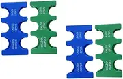 SHINEOFI 2sets Japanese Yen Coin Holder Wallet Sorter Plastic Coin Sorter for Yen High Capacity Organizer Easy to Clean 2pcs*2