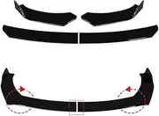 Compatible with Suzuki Swift 2006-2024 Year Front Bumper Lip Splitter Universal Spoiler Body Kit Accessories