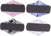 Healvian Reusable Menstrual Pads Washable Sanitary Napkins Bamboo Charcoal Postpartum Mom Nursing Pads