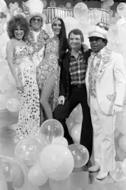 Bob Mackie with Cher Elton John Bette Midler - 4 x 6 inch Photo Print