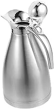 Garneck Stainless Steel Insulated Water Bottle Thermal Kettle Single Wall Design for Home and Restaurant Use Leak Cold Water Container Silver Finish