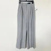 New ABERCROMBIE Curve Love A&F Sloane Tailored Wide Leg Pant Womens (24, 25)