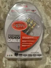 MONSTER CABLE M650CV High Definition Component Video Cable 9 ft RCA Male NEW 24k
