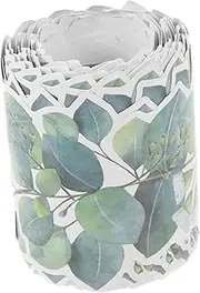 DOITOOL Adorable Eucalyptus Leaf Border for Bulletin Board Paper Decorative Sticker Diy Classroom Blackboard Trim