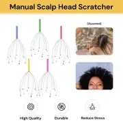 New Head Massager Scratcher Neck Massage Scalp Stress Relief Relax Calm Octopus