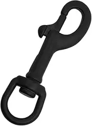 Practical Bolt Snap Hook Saltwater Snap Swivels for Diving Mm Stainless Steel Black