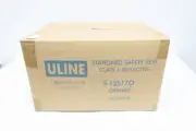Box Of 50 Uline S-12517O-L Ansi Class 2 Hi Vis Orange Safety Vest