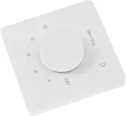 NAMOARLY Volume Control Switch External Volume Control Speaker Switcher Audio Tone Panel Volume Adjustment Panel Volume Adjustment Switch Sound Adjustment Knob Audio Switch White Plastic