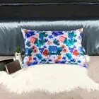 Smooth Pillowcase Super Soft Set of 2 Flower Print Satin Pillowcases
