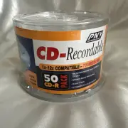 PNY CD-R 1x -12x Compatible 700MB/80 Min Blank Recordable